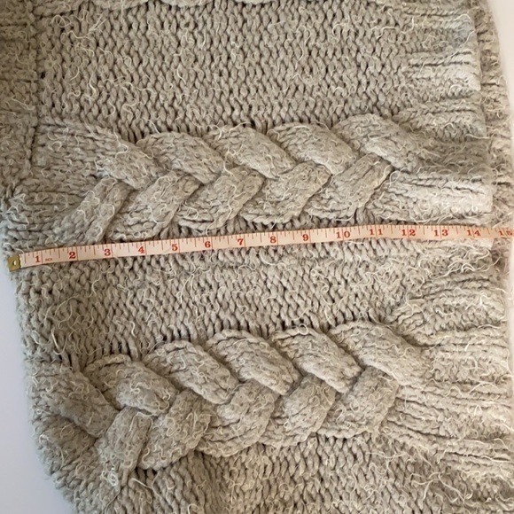 Free People Taupe Chunky, Oversized Sweater - Picture 7 of 10